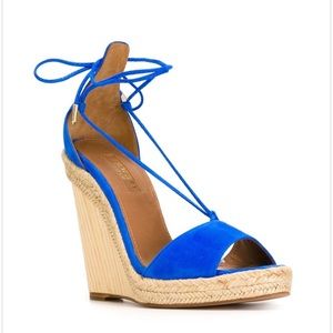 Preowned Aquazzura Wedges, size 5.5